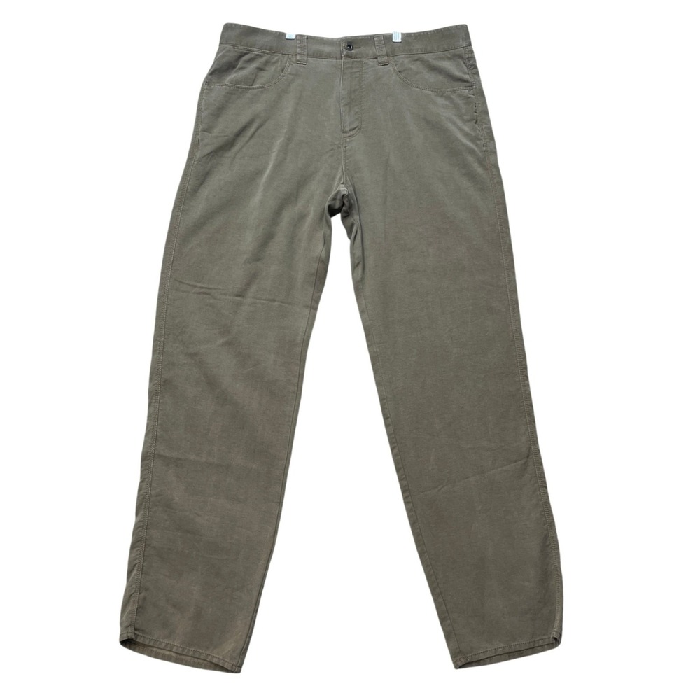 Tommy Bahama Pants Mens 36x34 Brown Flat Front Straight Leg Island Resortwear